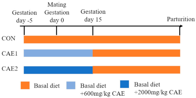 Effects of Supplementation with Chlorogenic Acid-Rich Extract from <i>Eucommia ulmoides</i> Oliver During Peri-Implantation on the Reproductive Performance and Gut Microbiota of Sows.
