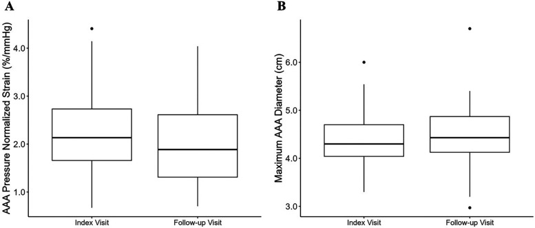 Characterizing changes in abdominal aortic aneurysms using principal wall strain ultrasound elastography.