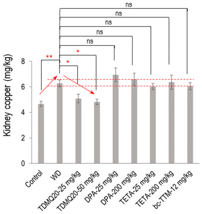 TDMQ20 as A Drug Candidate for Wilson's Disease: Comparison with D-Penicillamine, Trientine, and Tetrathiomolybdate In Vitro and In Mice.