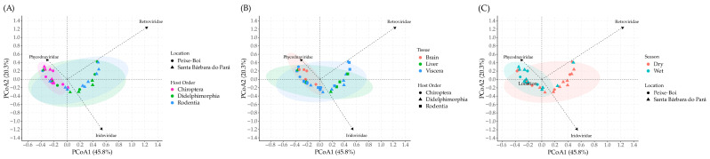 Virome Analysis of Small Mammals from the Brazilian Amazon.