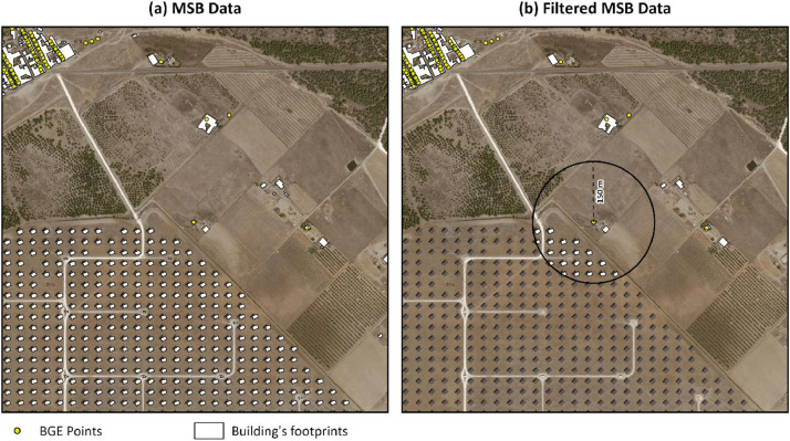 Semi-automated multi-criteria filtering of building footprints for enhanced Wildland-Urban Interface mapping in mainland Portugal.