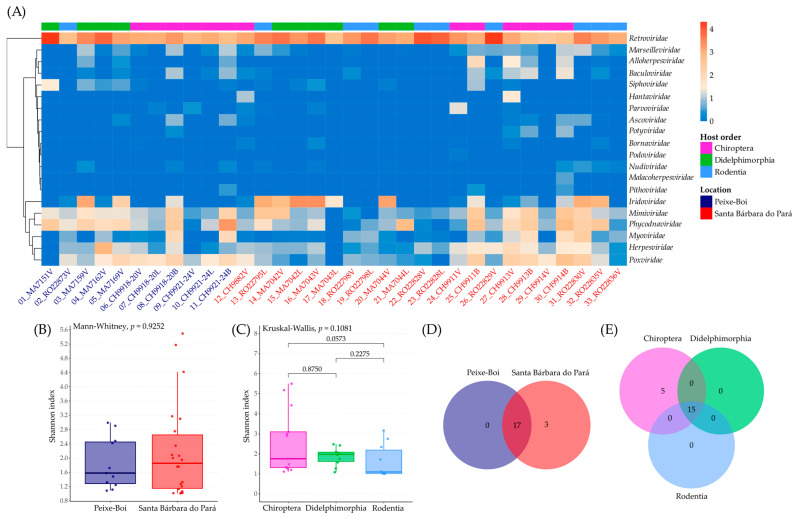 Virome Analysis of Small Mammals from the Brazilian Amazon.