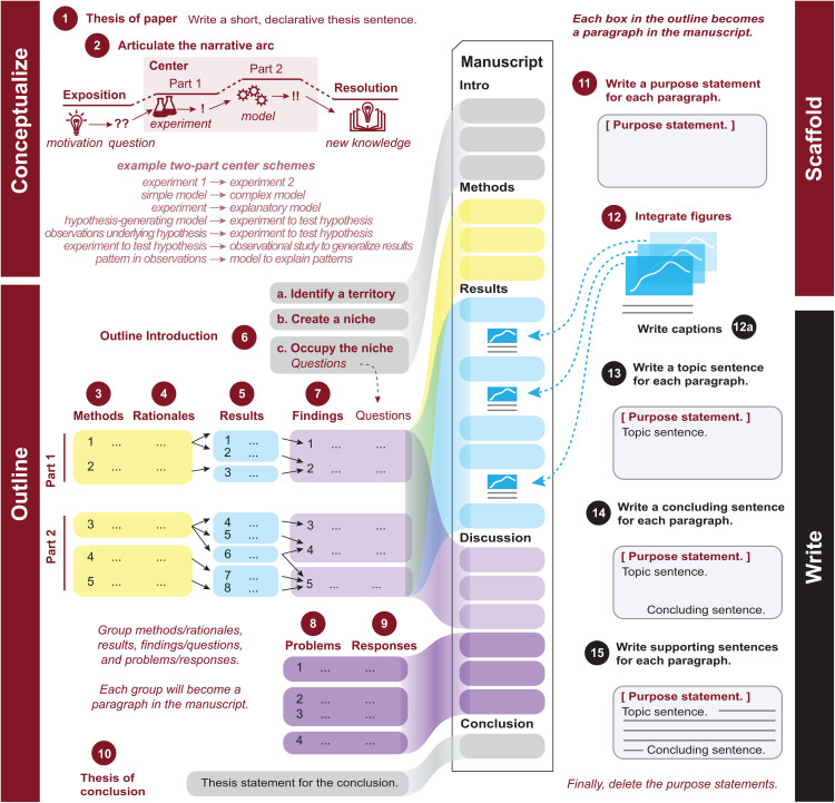 How to write a scientific paper in fifteen steps.