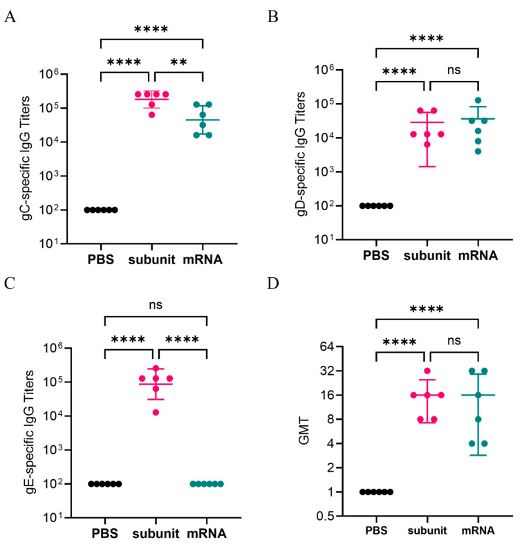 A Comparative Study on Immune Protection Efficacy: An HSV-1 Trivalent Antigen Subunit Vaccine Formulated with a Cellular Immunity-Inducing Adjuvant Versus an mRNA Vaccine.