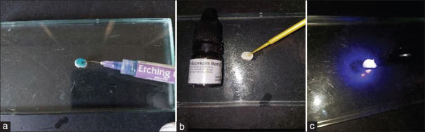 Microbrush bristle remnants on the bonding surface using different adhesive systems by scanning electron microscope: An <i>in vitro</i> study.
