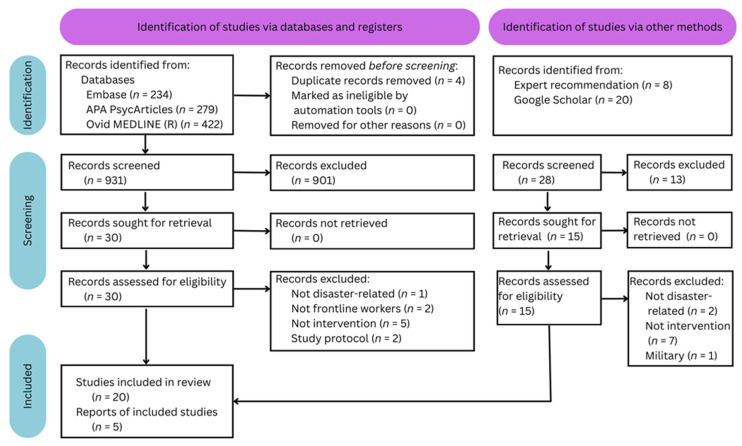 Evidenced Interventions Supporting the Psychological Wellbeing of Disaster Workers: A Rapid Literature Review.