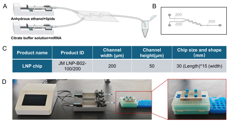 Cost-Effective and Reproducible Preparation of mRNA-Loaded Lipid Nanoparticles Using a Conventional Laboratory-Scale Microfluidic Assembly System.