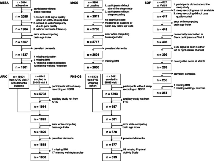 Dementia Risk and Machine Learning-Derived Brain Age Index from Sleep Electroencephalography: A Pooled Cohort Analysis of Over 7,000 Individuals Across Five Community Cohorts.
