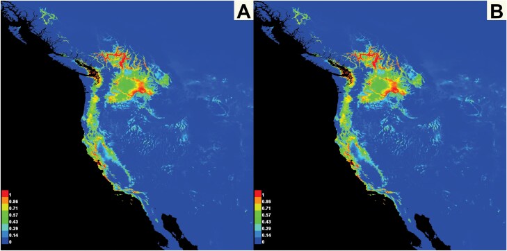 Current and future ecological niche of Dermacentor similis Lado (Acari: Ixodidae) in western North America.