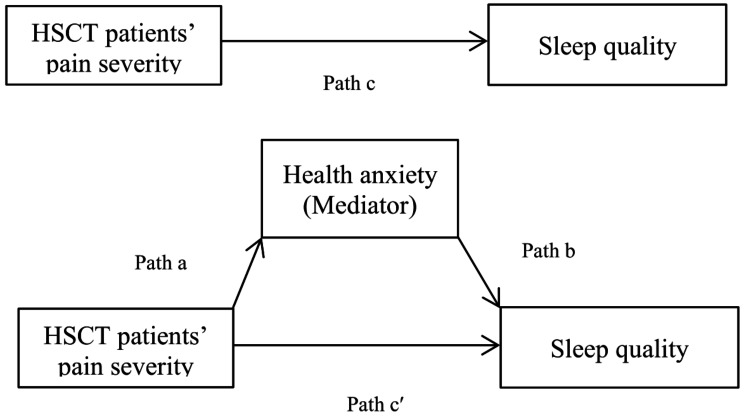 The mediating role of health anxiety, resilience, and body image in the relationship between pain and sleep in hematopoietic stem cell transplantation patients.