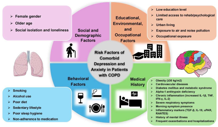 Depression and Anxiety as Comorbidities in Chronic Obstructive Pulmonary Disease: A Comprehensive Narrative Review.