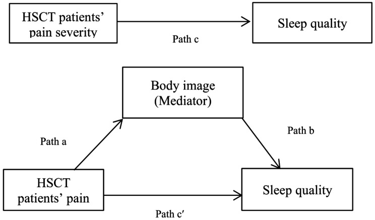 The mediating role of health anxiety, resilience, and body image in the relationship between pain and sleep in hematopoietic stem cell transplantation patients.