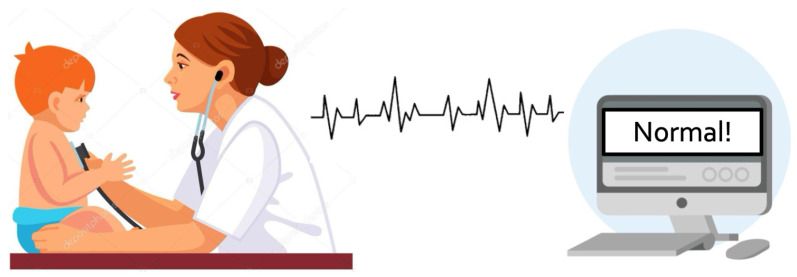 Deep Learning for Heart Sound Abnormality of Infants: Proof-of-Concept Study of 1D and 2D Representations.