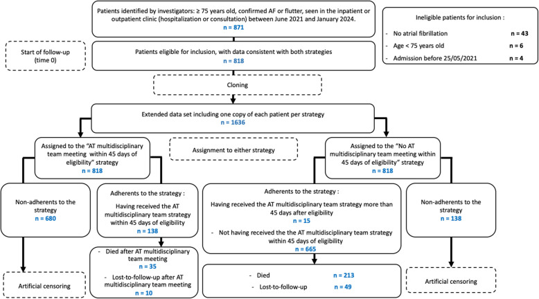 Multidisciplinary team for antithrombotics management and clinical outcomes in older adults with atrial fibrillation: a target trial emulation.