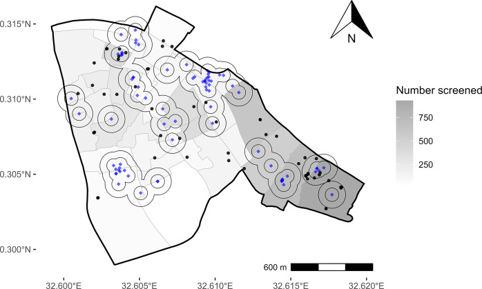 The potential yield of geographically targeted tuberculosis contact investigation in urban Uganda.