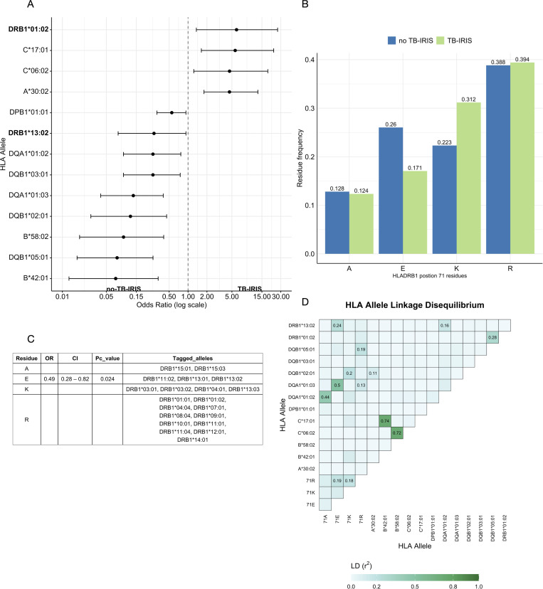 The association of class II HLA alleles with tuberculosis-associated immune reconstitution inflammatory syndrome.