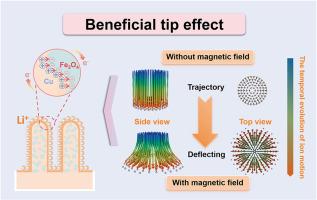Dense nano-tips homogenize lithium deposition