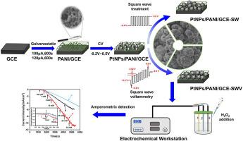 Advanced hydrogen peroxide sensor based on modified platinum nanoparticles through square wave voltammetry