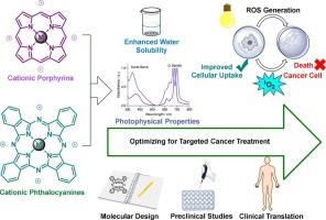 Advances of light-activated cationic porphyrins and phthalocyanines for cancer photodynamic therapy