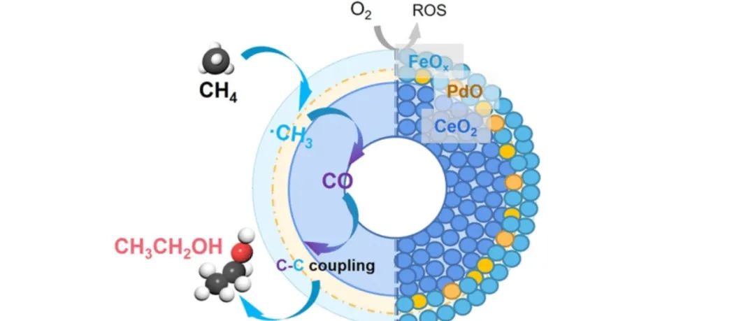 郑耿锋JACS：非对称多壳层界面光催化CH4制乙醇！