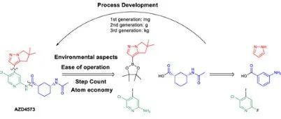 From Milligram to Kilogram Manufacture of AZD4573 (3)