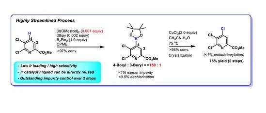 Highly Selective C&#8722;H Borylation/Chlorodeborylation Reactions