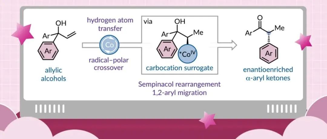 Angew. Chem. Int. Ed.：通过钴催化半频哪醇重排对α-芳基酮进行对映选择性合成