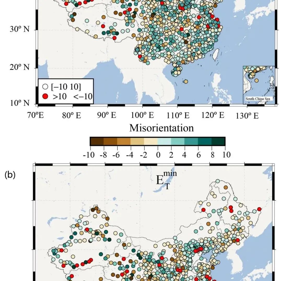 中国数字地震台网台站方位角评估和校正 |邓文泽等-BSSA