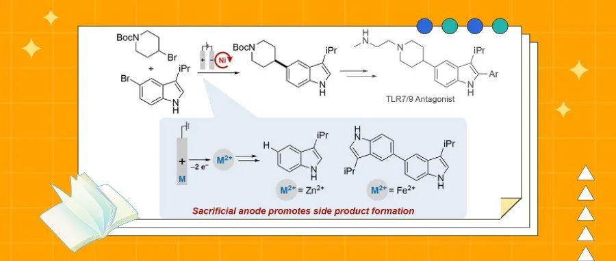 美国国家科学院院士JACS：镍电催化C(sp2)-C(sp3)交叉亲电偶联中牺牲金属阳极的有害性