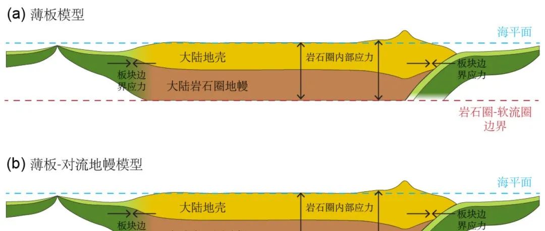 大陆岩石圈形变驱动力