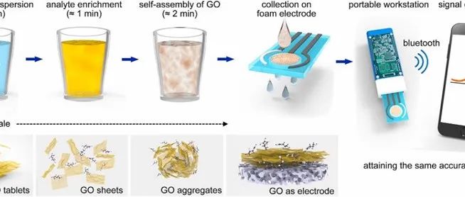 BB.结合泡腾固相萃取(ESPE)的石墨烯电化学生物传感器用于快速、超灵敏地同时测定DA、AA和UA