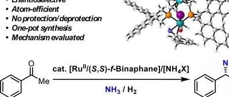 Asymmetric Reductive Amination of Ketones with Ammonia and H2