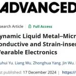 东华大学朱美芳院士团队潘绍武研究员《AM》：超结构纤维—液态金属与微纤维互锁，实现高导电、应变稳定的智能纤维