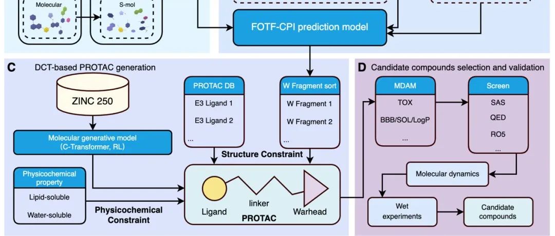 arXiv｜LM-PROTAC：语言模型驱动的PROTAC生成流程