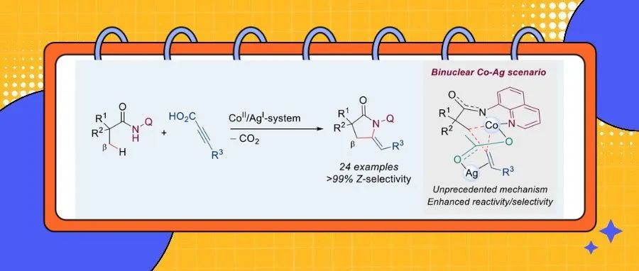 ACS Catal.：利用Ag/Co催化体系实现脂肪酰胺与丙炔酸的C-H官能团化