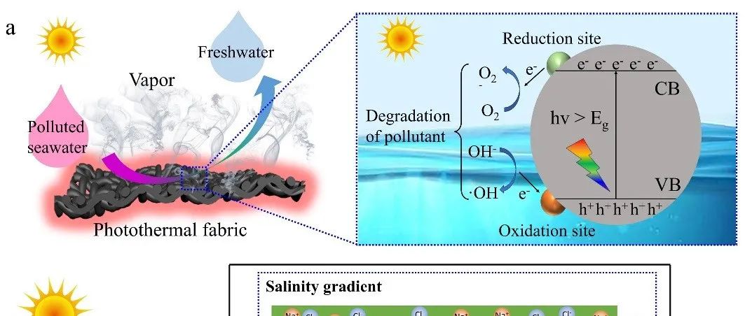 东华大学朱美芳院士、陈志钢教授团队 Prog. Mater. Sci. 综述：用于太阳能驱动海水淡化的光热织物