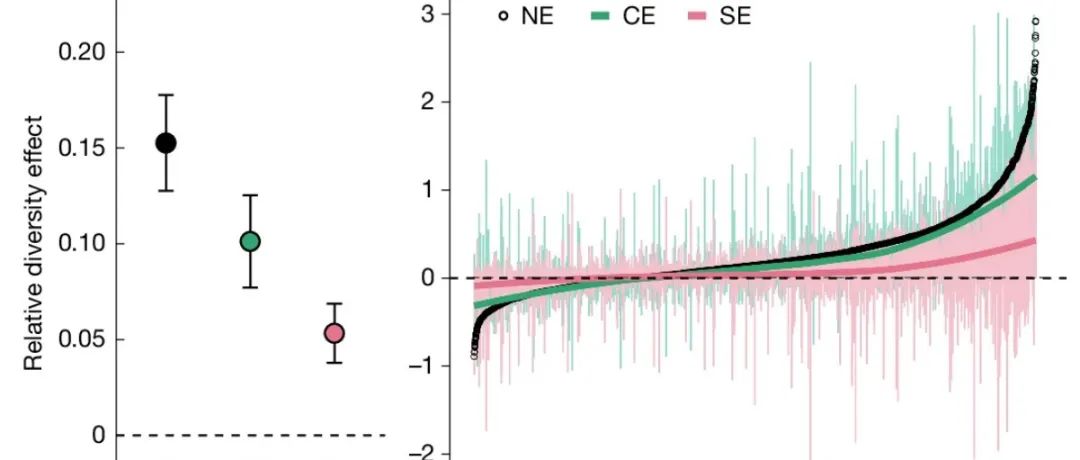 国人佳作Meta分析登上《Nature》正刊！ 揭示全球植物多样性对生产力影响的机制！