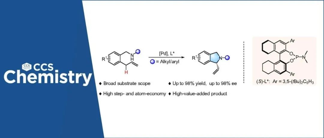 【CCS Chem.】华南理工大学江焕峰：钯催化烯烃与Lewis碱性胺不对称氧化胺化新进展