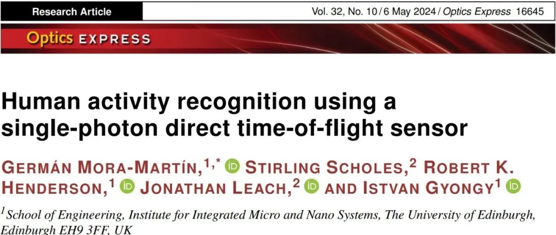 [文献速递Vol.295]-基于单光子直接飞行时间传感器的人体活动识别