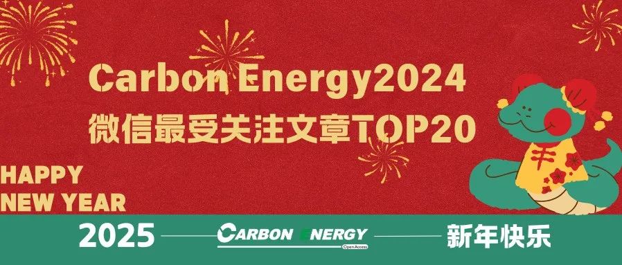 Carbon Energy2024年微信最受关注文章TOP20