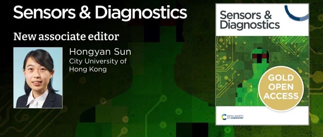 欢迎 Sensors & Diagnostics 新任副主编孙红燕教授