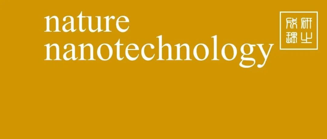内蒙古大学，Nature Nanotechnology！