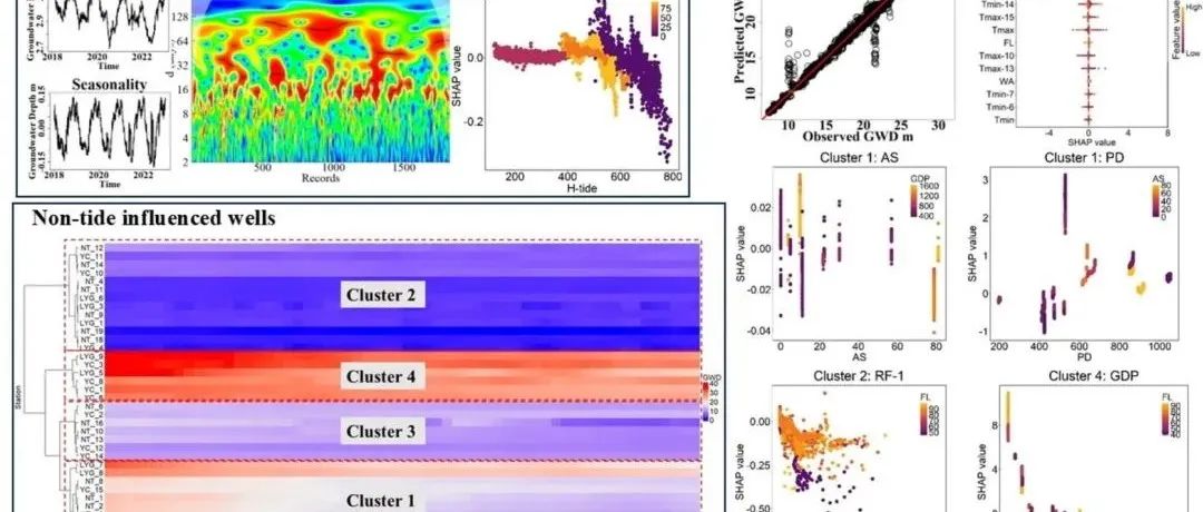 Geosci. Front. | 沿海地下水埋深时空变异特征及其对多因素耦合作用的响应：基于可解释机器学习的识别与预测