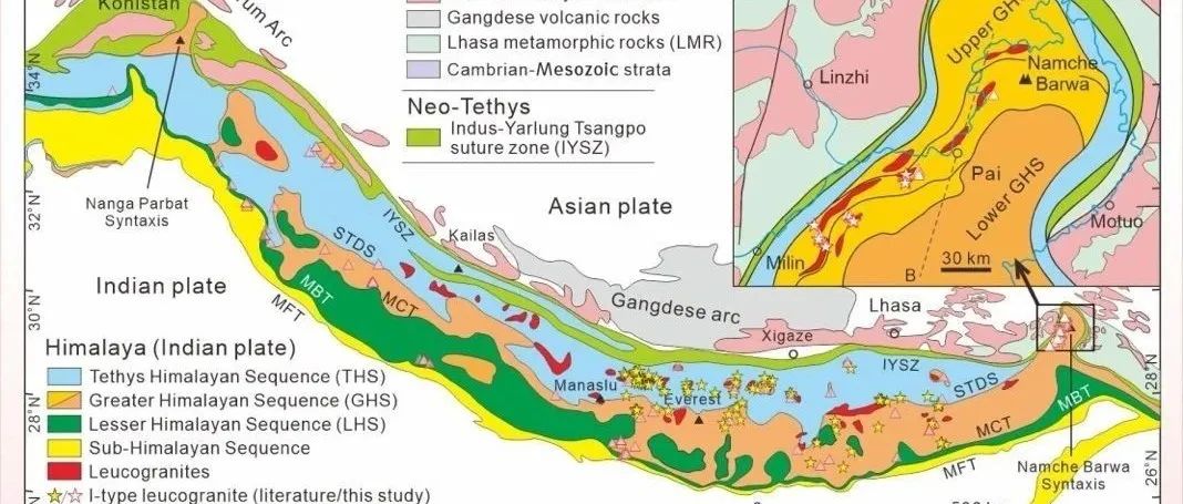丁慧霞，张泽明等 | PNAS：喜马拉雅造山带“S型”花岗岩的“I型”身世之谜