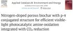 湖南师范大学钟文周教授ACB: 具有p-π共轭结构的氮掺杂多孔生物炭用于可见光催化胺氧化同步耦合CO2还原