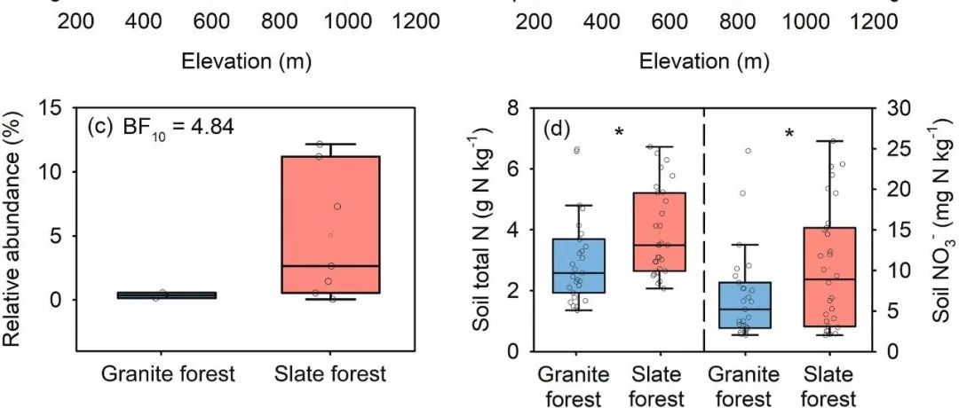 固氮林木丰度研究丨SOIL BIOL BIOCHEM：土壤含氮量可增加亚热带森林中固氮植物的数量