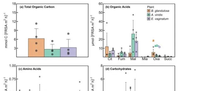 根系分泌物丨SOIL BIOL BIOCHEM：表征苔原优势植物的根系分泌物，以加深对气候变化背景下北极植物-土壤相互作用的理解