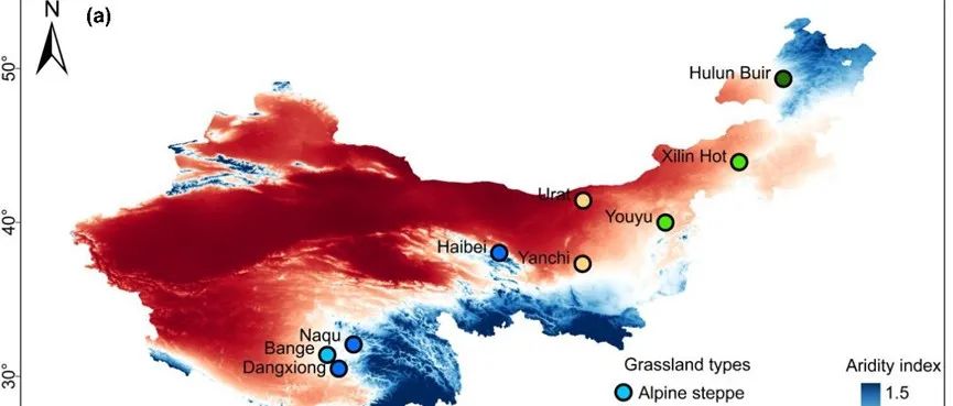 又发《Global Change Biology》！北林庾强教授联合地理所发表极端干旱及湿润对草原生态系统土壤微生物残体碳的影响