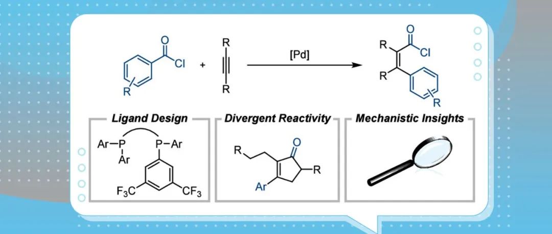 【JACS】瑞士苏黎世联邦理工学院Bill Morandi：钯催化炔烃的分子间碳-氯羰基化以及环戊烯酮的合成