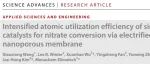 【美文赏析】清华王潇雄/莱斯Elimelech院士等Science子刊：限域效应下单原子铁催化剂高效转化低浓度硝酸盐